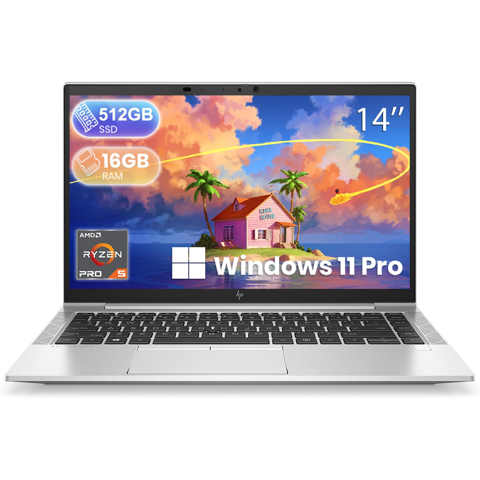 Amazon.com: HP EliteBook 845 G7 Business Laptop, 14-inch Full HD